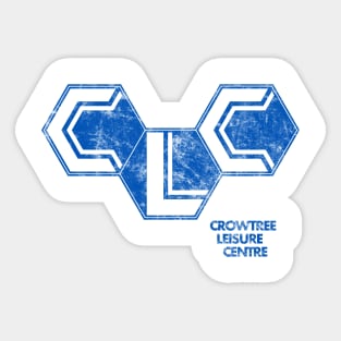 Crowtree Leisure Centre (distressed) Sticker